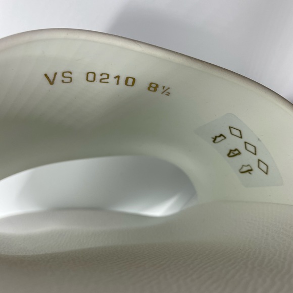 Rose Waterfront Mule Iridescent Monogram sz 8 1/2 - Picture 11 of 16